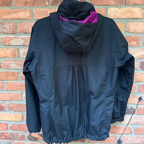 Women's Columbia Black Waterproof Jacket with Hood ~ Medium - Picture 2 of 9
